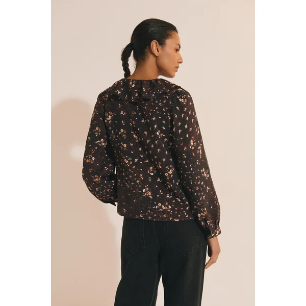 Blouse à motif floral