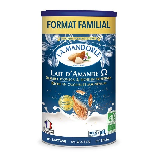 Boisson amande calcium oméga poudre 800g