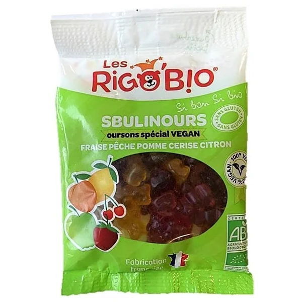 Bonbon Sbulinours oursons vegan 100g