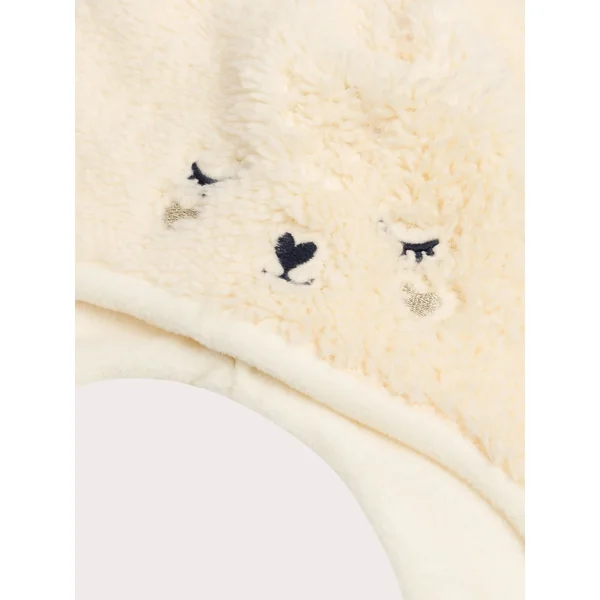 Bonnet beige à oreilles pour bébé fille - Soins Bébé Naturels & Produits Maman Après Naissance