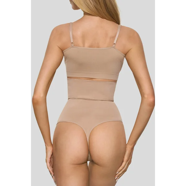 BOOMBA | Gaine Taille Haute de la Série Sculptante Beige