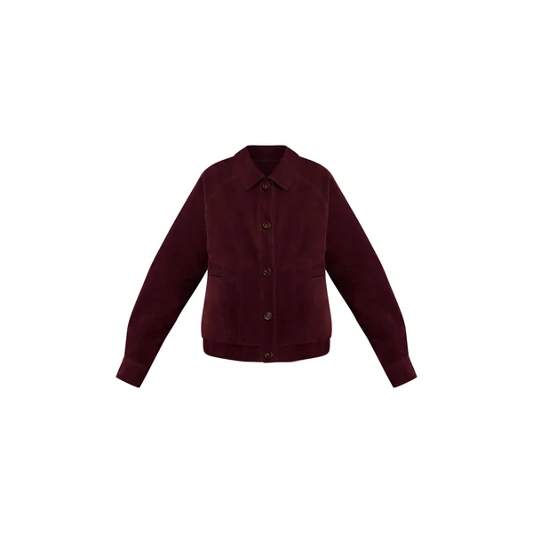Bordeaux Veste Oversize En Synthétique
