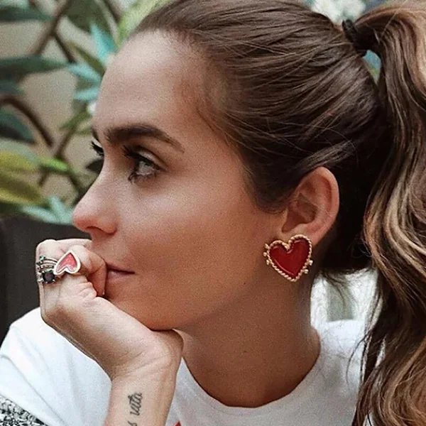 Boucles d'oreilles coeur