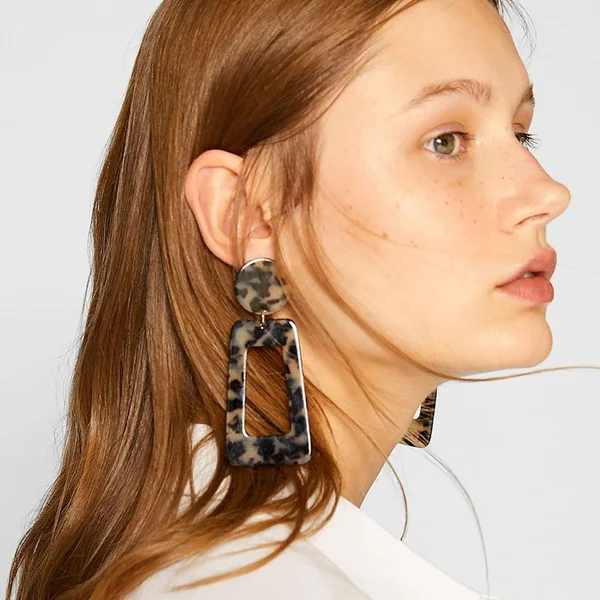 Boucles d'oreilles léopard