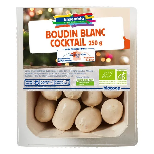 Boudin blanc cocktail
