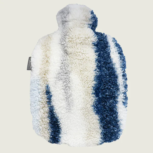 Bouillotte à eau fourrure bouclette thermoplastique Fashy