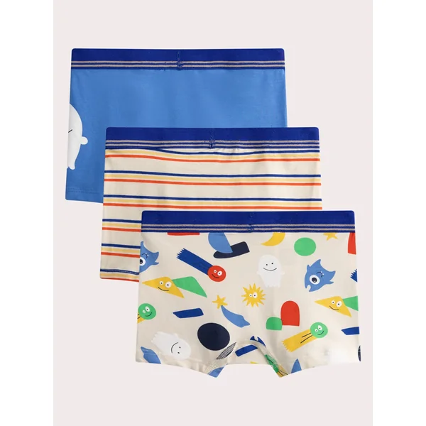 Boxer fantaisie lot de 3 pour enfant garçon - Soins Bébé Naturels & Produits Maman Après Naissance