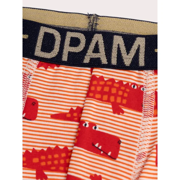 Boxer lot de 5 imprimé crocodile pour enfant garçon - Soins Bébé Naturels & Produits Maman Après Naissance