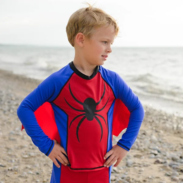 Boys' 2-piece anti-uv swim set superhero