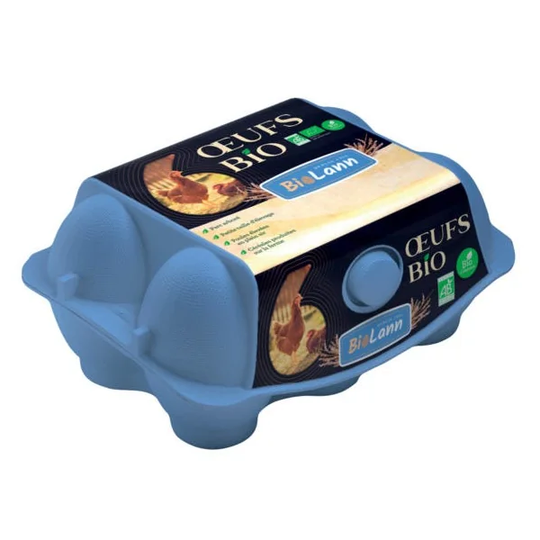 Boîte de 6 Oeufs - Calibre moyen/gros