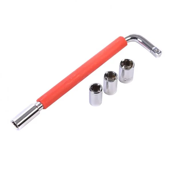 Boîte à Outil de Réparation pour Vélo 44 Pièces Coffret d'Outils Professionnel en Acier au Carbone et PE, 32x6,5x26cm