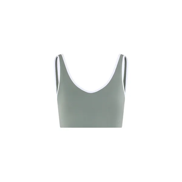 Brassière de sport décolletée V à bords contrastés - Maintien moyen