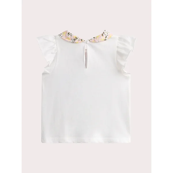 Brassière à col en voile écru bébé fille - Soins Bébé Naturels & Produits Maman Après Naissance