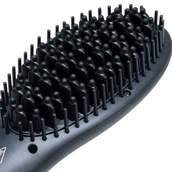 Brosse Lissante Chauffante Brosse à Cheveux Electrique Lisseur avec LCD Ecran