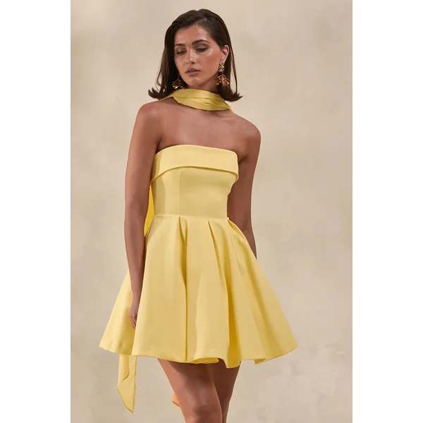 Bruna | Écharpe en chiffon citron