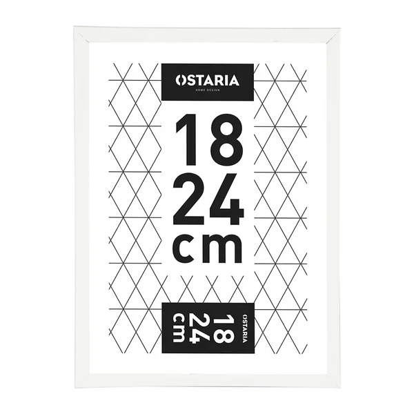 Cadre photo MARCO CLIP blanc 18x24cm