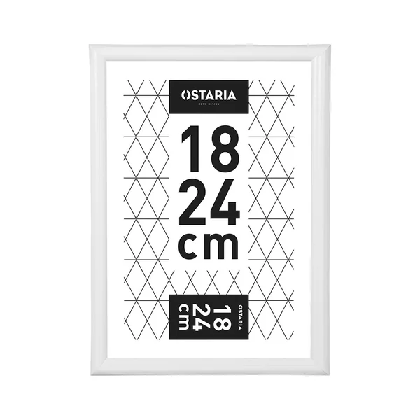 Cadre photo ONYX blanc 18x24cm