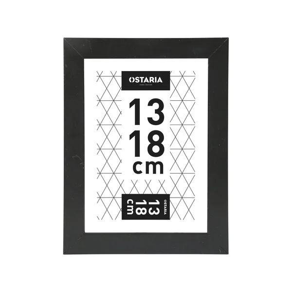 Cadre photo PAOLA noir 13x18cm
