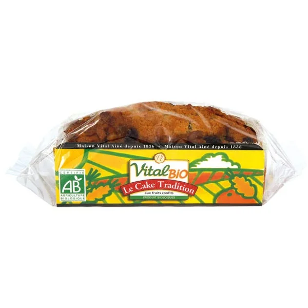 Cake aux écorces d'orange et citron
