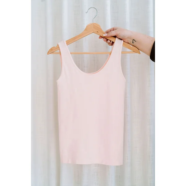 Camisole en bambou - rose coquillage