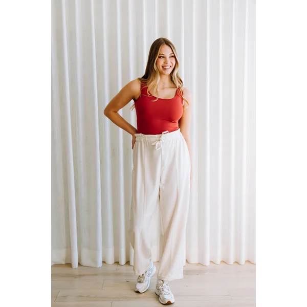 Camisole en bambou - terre cuite