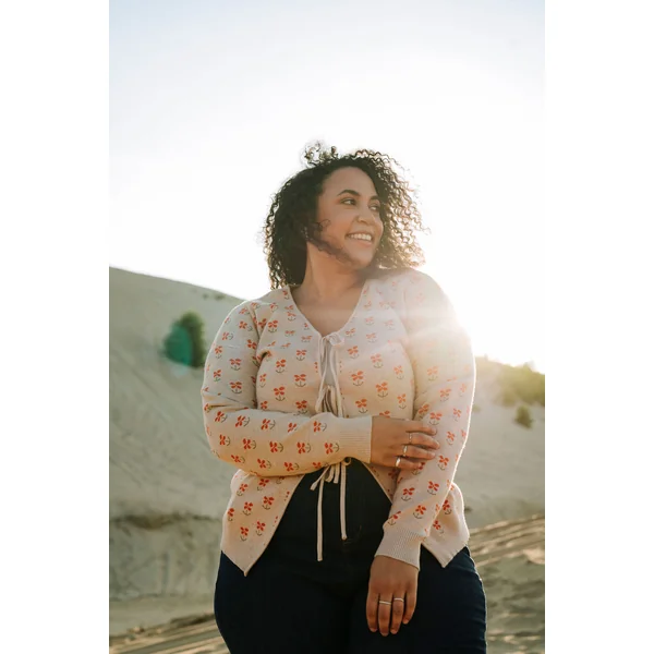 Cardigan LISA - fleurs des bois