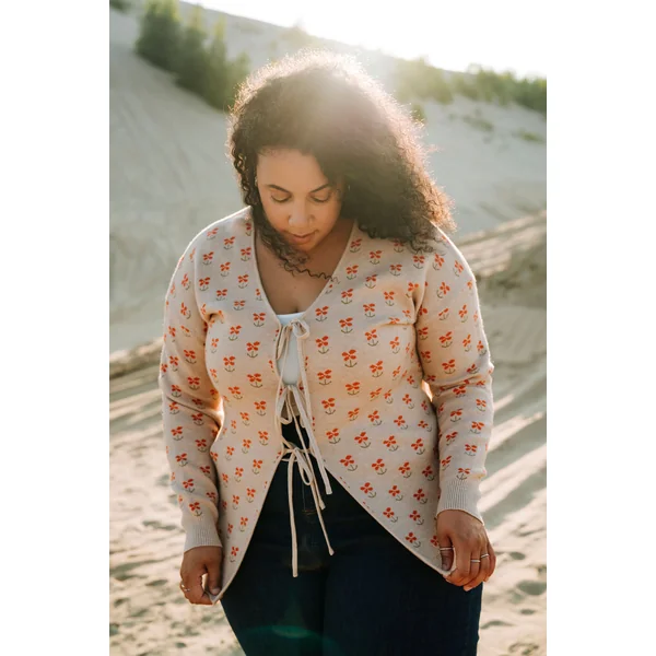 Cardigan LISA - fleurs des bois