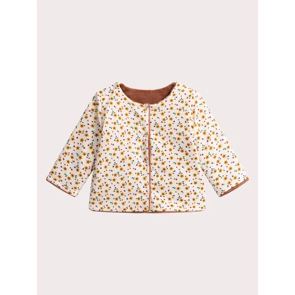 Cardigan révérsible manches longues pour bébé fille - Soins Bébé Naturels & Produits Maman Après Naissance