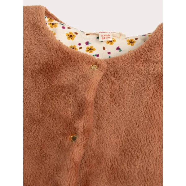 Cardigan révérsible manches longues pour bébé fille - Soins Bébé Naturels & Produits Maman Après Naissance