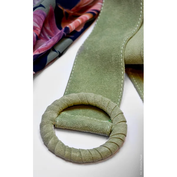 Ceinture réglable en cuir véritable