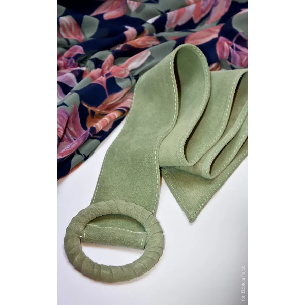 Ceinture réglable en cuir véritable