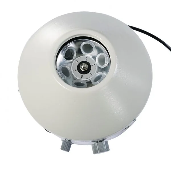 Centrifugeuse à Laboratoire Électrique 40w 230v avec Vitesse 0-4000 Tr/min Minuterie 0-60min Capacité 6x20ml Blanc