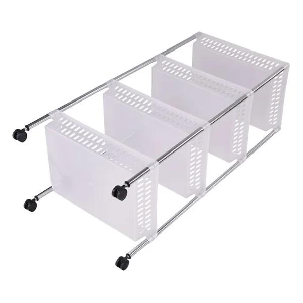 ChaChariot de Service Desserte à roulette Etagère de rangement avec 4 Paniers en PP, Cuisine et Salle de balle, 42x30x93cm