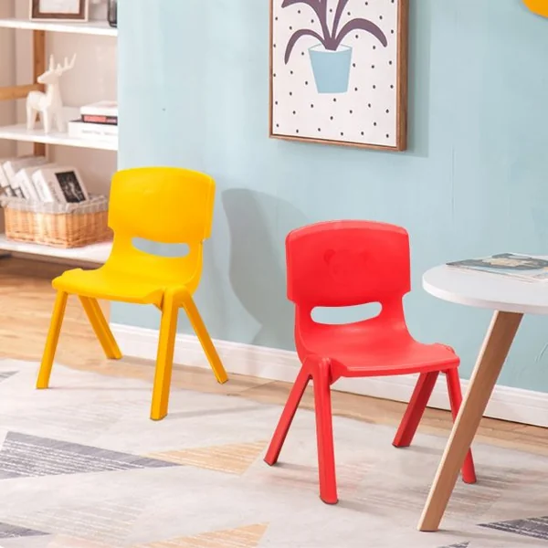 Chaises pour Enfants Fabriquer en Plastique Multicolore Idéal pour Salle de Jeux Jardin d’Enfant