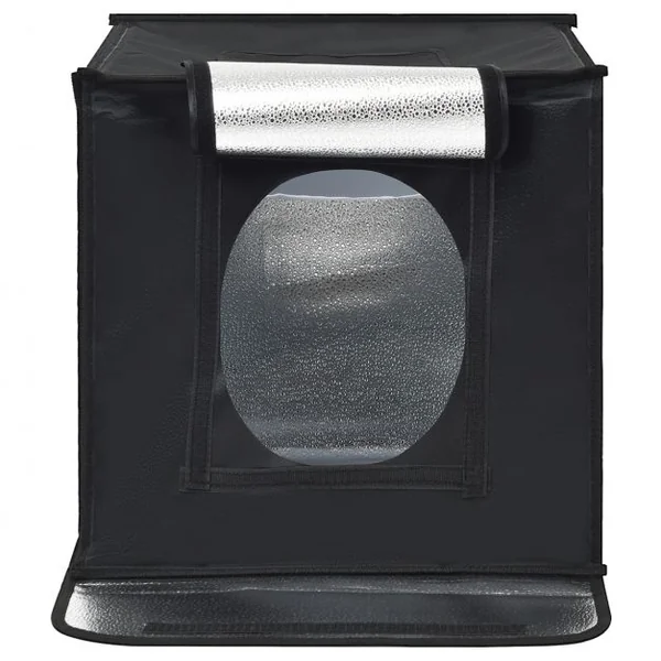 Chambre Photo Studio Pliable Tente de Photographie Cube Portable Eclairage LED en Tissu, 40x40x40cm, Noir