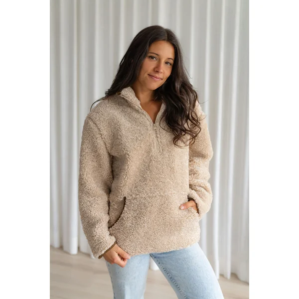 Chandail TEDDY BEAR - beige bouclé