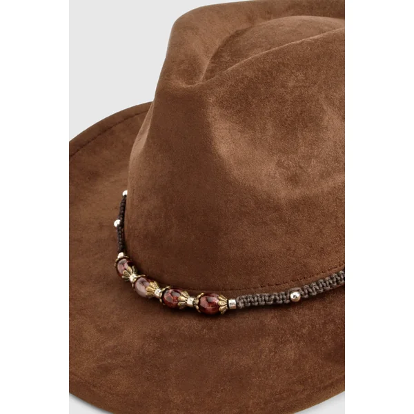 Chapeau de Cowboy Western avec Détail de Sangle