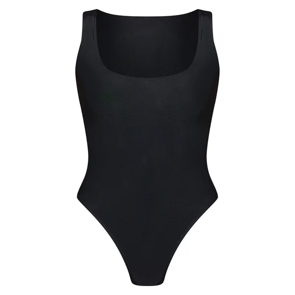 Charbon Body En Polyamide À Encolure Carrée