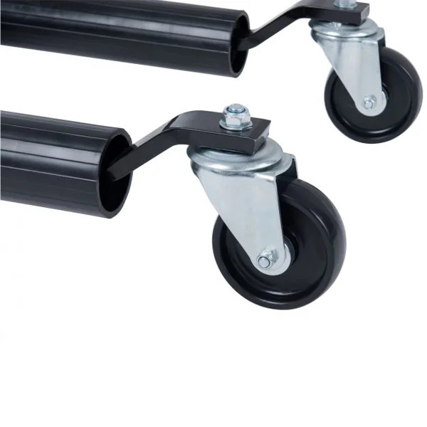 Chariot de déplacement Go Jack cric hydraulique charge maxi 680KG pour largeur de pneu de 30 cm φ7cm max, 62 x 54 x 19 cm, Bleu