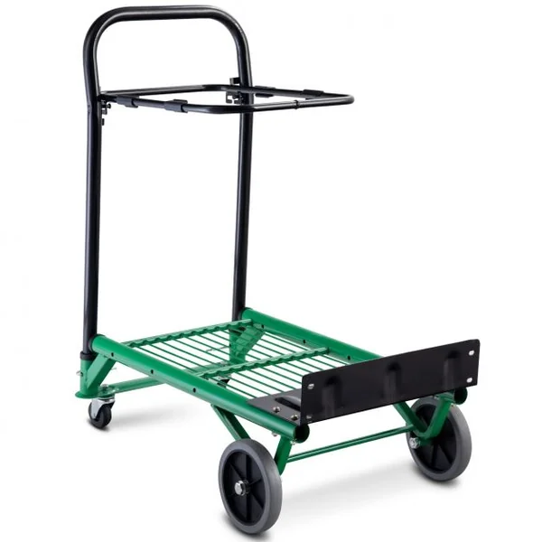 Chariot Plateforme Pliant à Quatre Roulettes Charge Maximale de 90kg