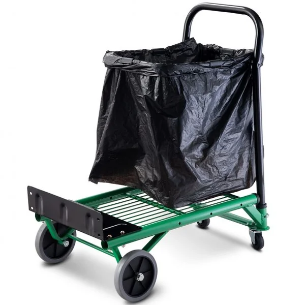 Chariot Plateforme Pliant à Quatre Roulettes Charge Maximale de 90kg