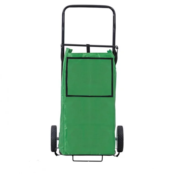 Chariot à Achats Caddie Courses 86 L avec Sac Détachable Chariots à Bagages Pliants Multifonctions