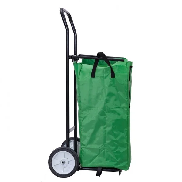 Chariot à Achats Caddie Courses 86 L avec Sac Détachable Chariots à Bagages Pliants Multifonctions