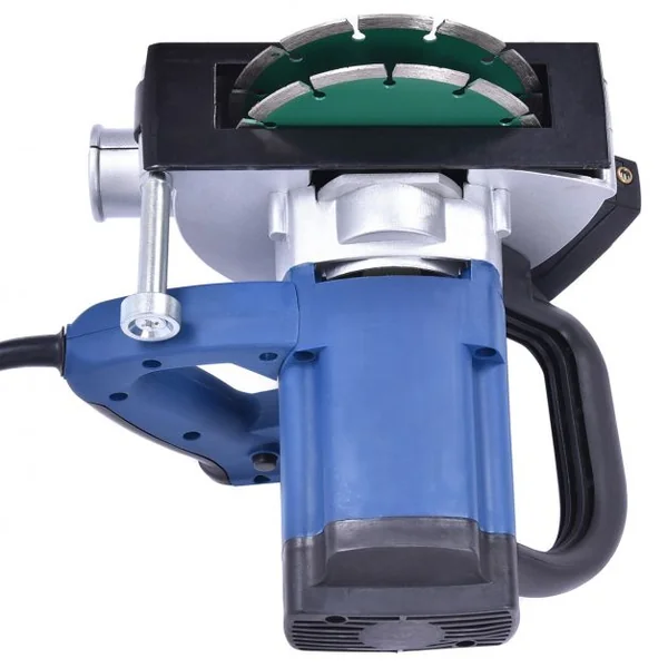 Chaser électrique 1700W 230V pour découpe de mur, Scies de Mur avec 2 Lames 150/22.2 mm, adaptateurs, Boîte de Transport