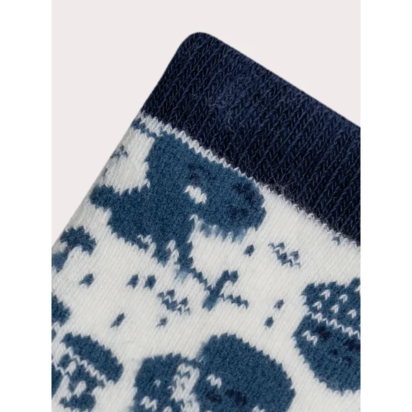 Chaussettes chaudes & antidérapantes bicolores pour bébé garçon - Soins Bébé Naturels & Produits Maman Après Naissance