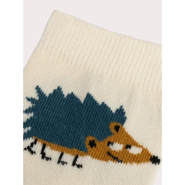 Chaussettes colorées à motif hérisson pour garçon - Soins Bébé Naturels & Produits Maman Après Naissance