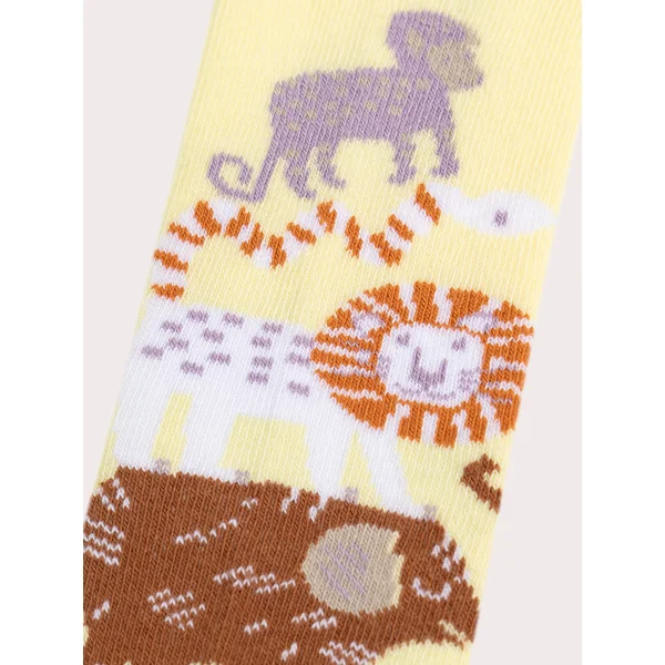 Chaussettes jaune fantaisie pour garçon - Soins Bébé Naturels & Produits Maman Après Naissance