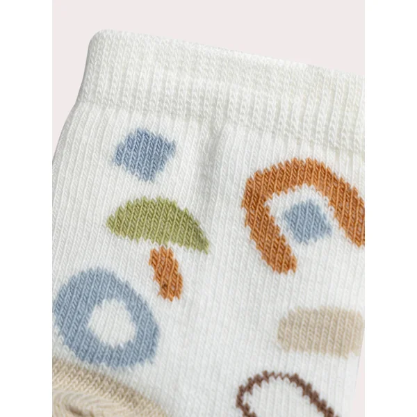 Chaussettes naissance blanches motif lapin - Soins Bébé Naturels & Produits Maman Après Naissance