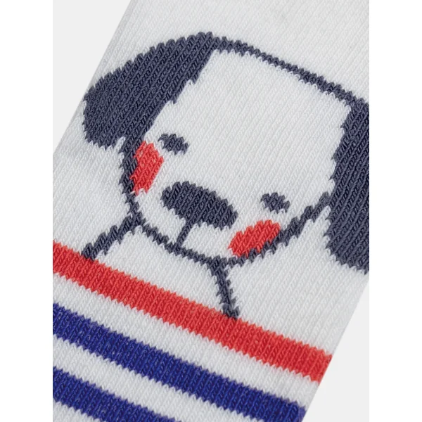 Chaussettes rayées motif chien pour bébé garçon - Soins Bébé Naturels & Produits Maman Après Naissance