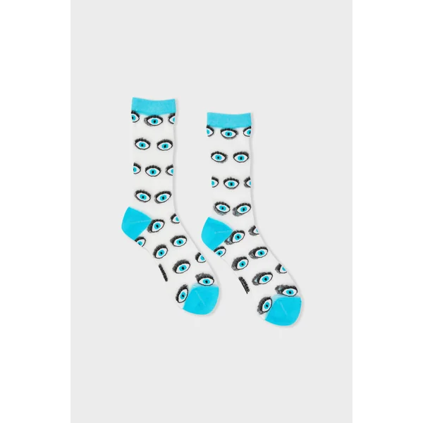 Chaussettes transparentes à motifs yeux Coucou Suzette